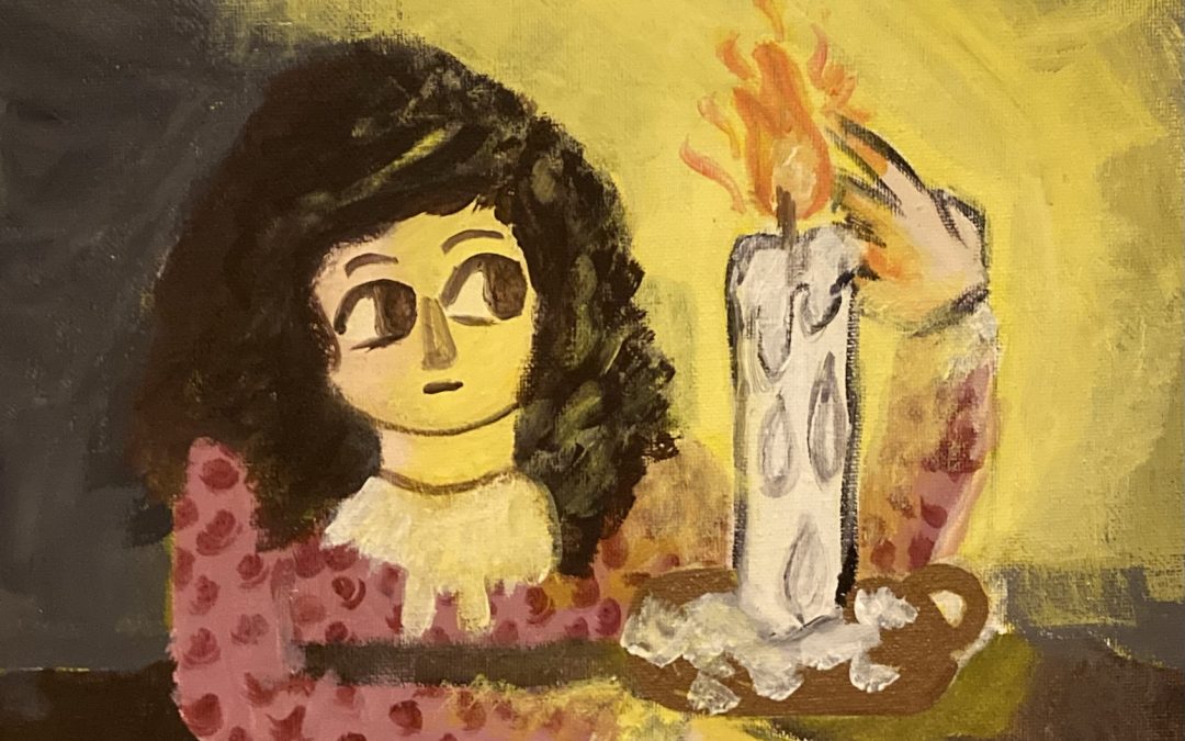 Girl With Candle