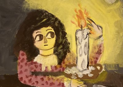 Girl With Candle